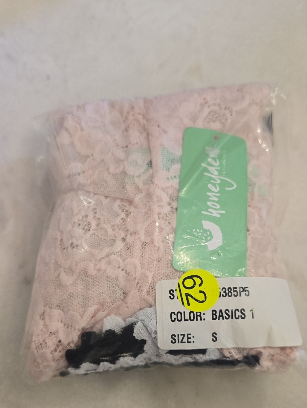 NWT Honeydew Intimated Ahna 5 Pack Hipster Lace Panties.  Small